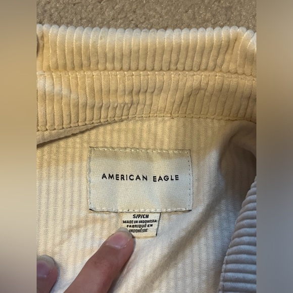 American Eagle Outfitters Cream Corduroy Jacket - Picture 5 of 6